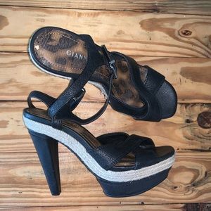 Gianni Bini Platform Heeled Sandal - Size 6